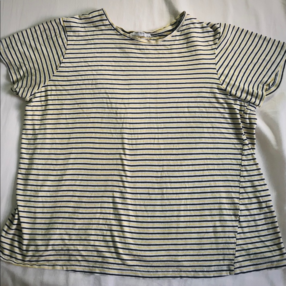 Zara Trafalu Multi-Colored Striped Shirt